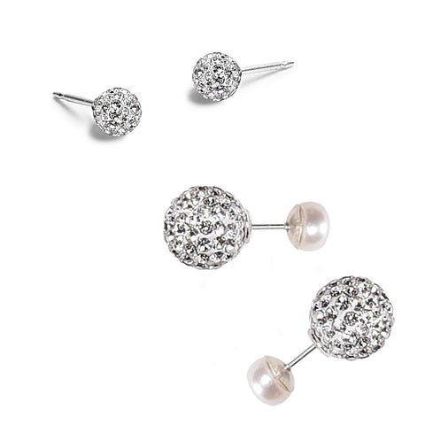 Dagen Starlight and Pearl Stud Set