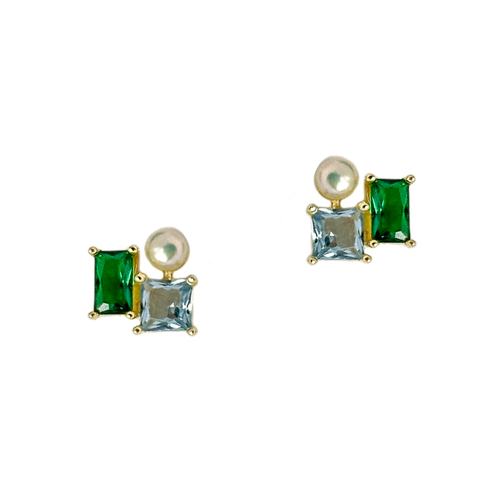 Jewel Garden Cluster Earrings