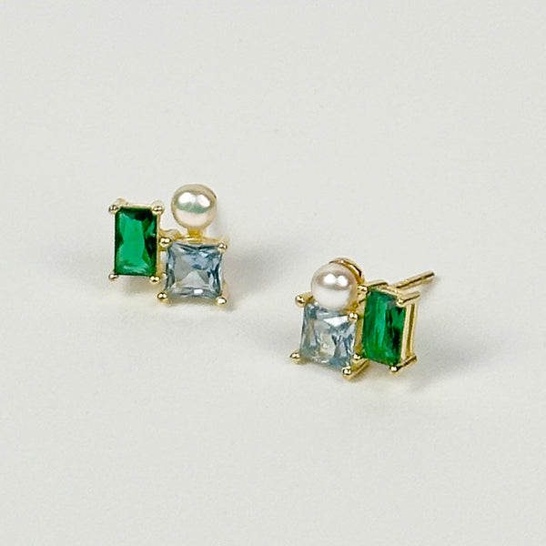Jewel Garden Cluster Earrings