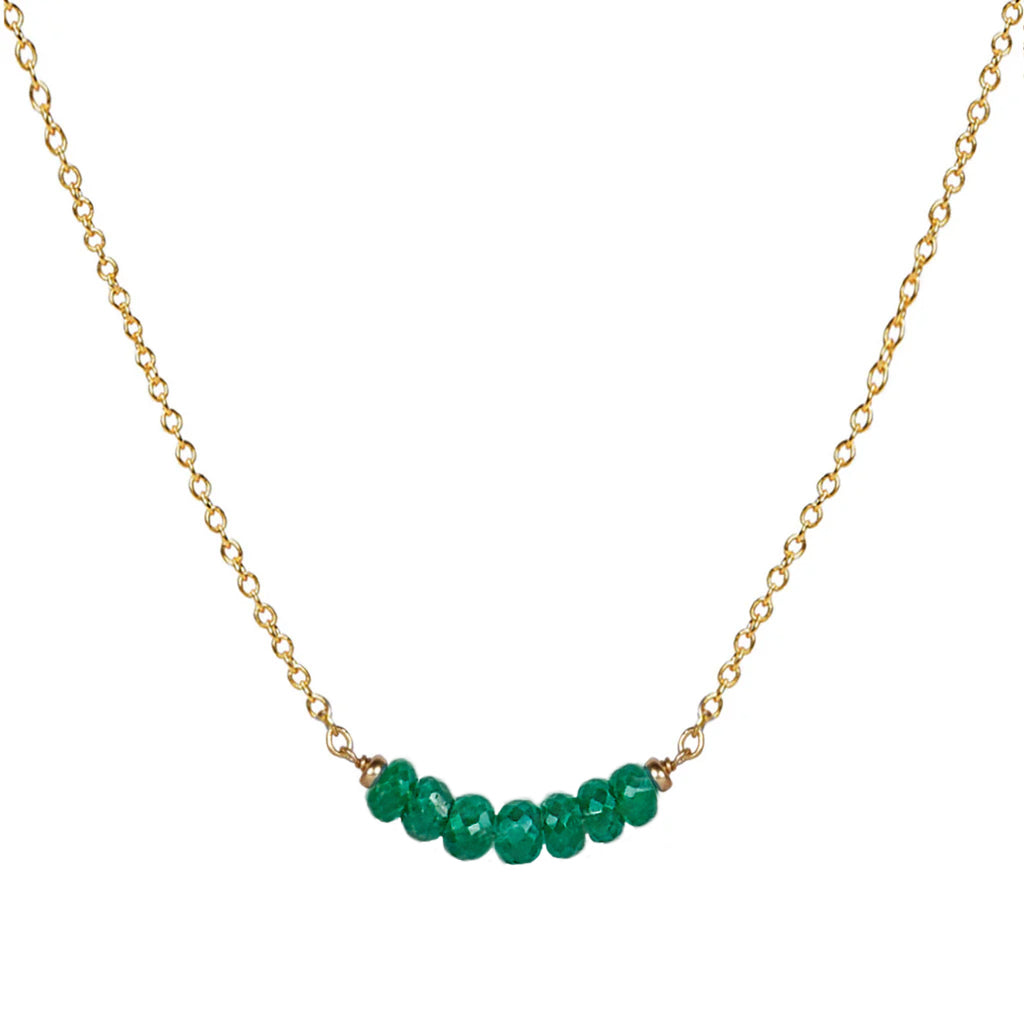 Emerald Linea Necklace