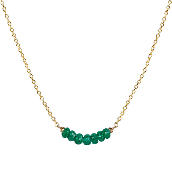 Emerald Linea Necklace