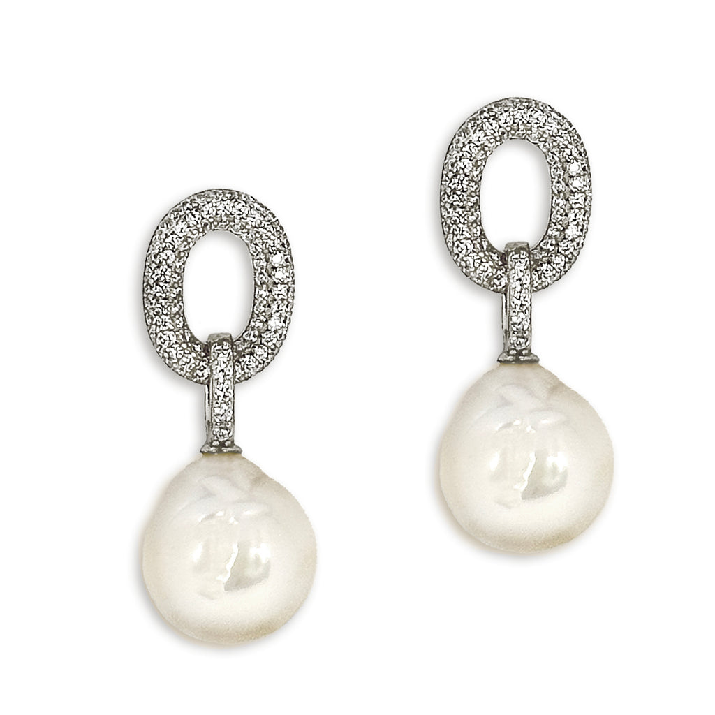 Mina Baroque Pearl Earrings