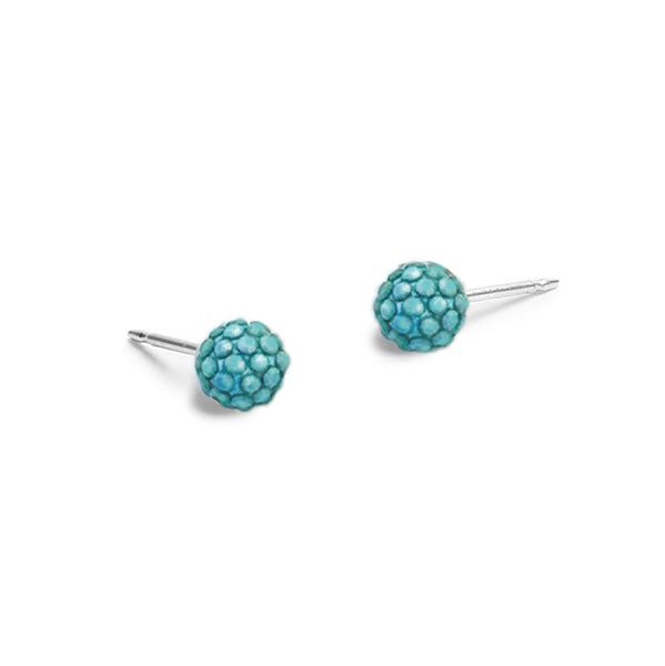 Dagen Turquoise Sparkle Studs
