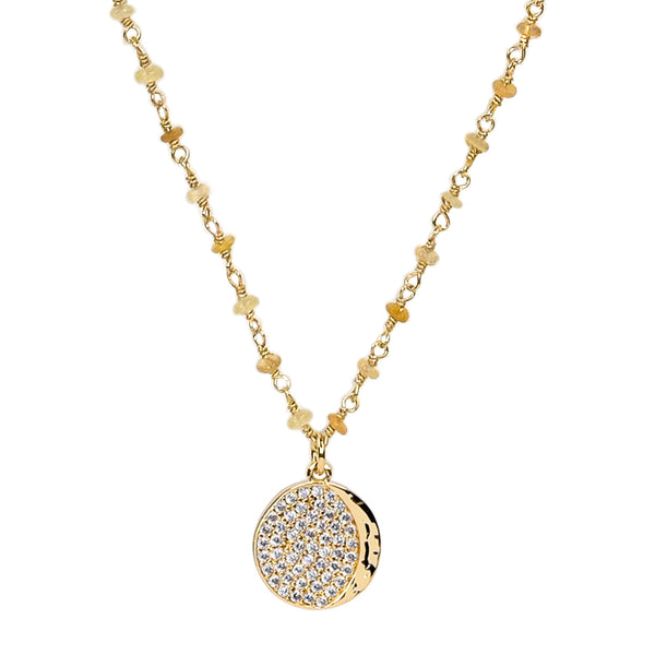Opal Luna Pendant