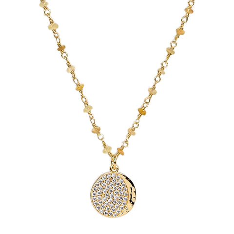 Opal Luna Pendant