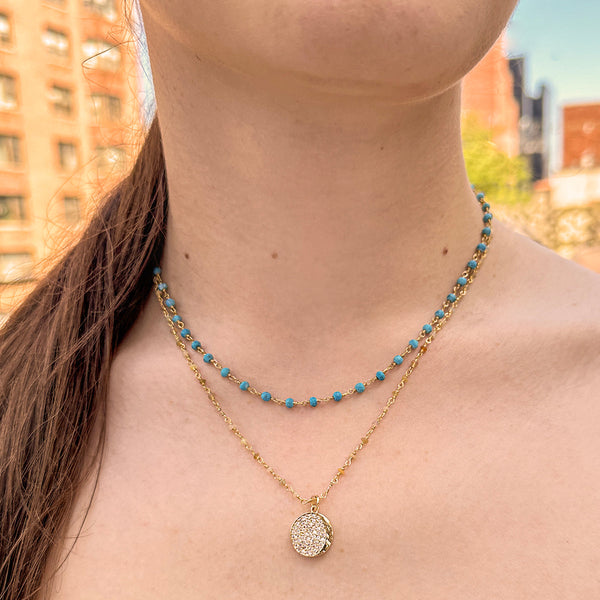 Opal Luna Pendant