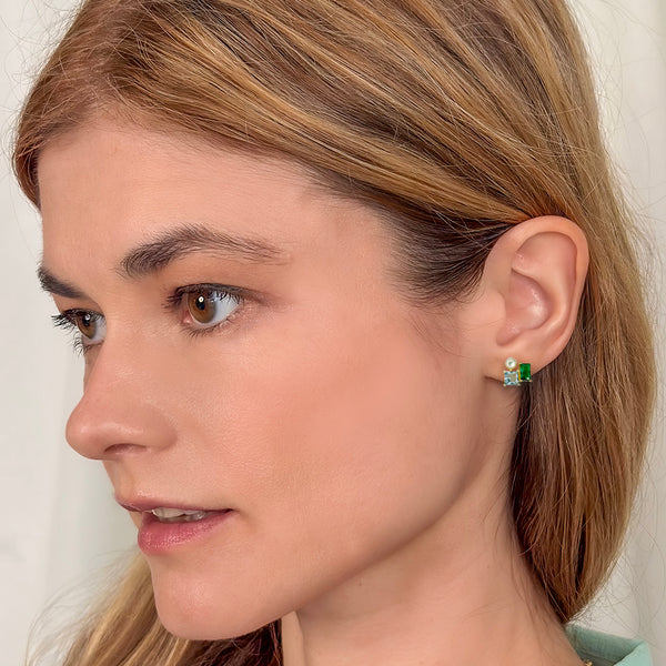 Jewel Garden Cluster Earrings