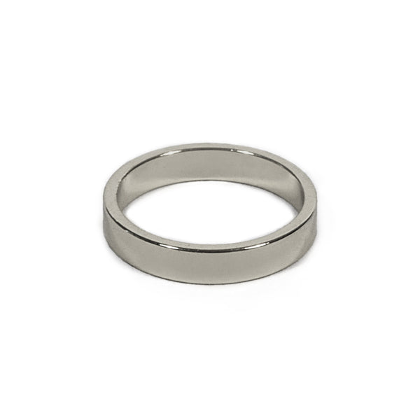 Silver Medium Round Band