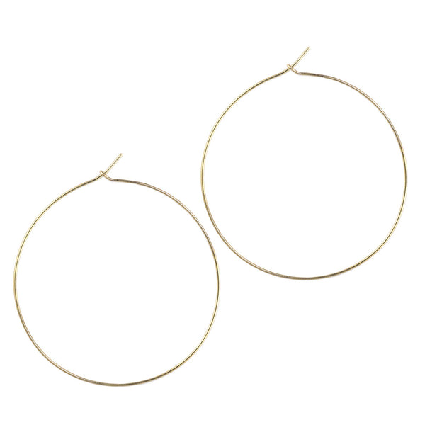 Gold Perfect Hoops