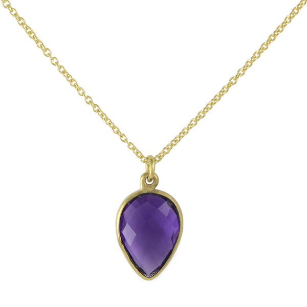 Amethyst Aislin Briolette Pendant