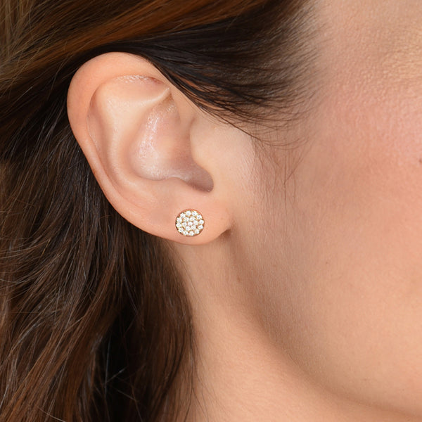 Sparkle Disc Studs