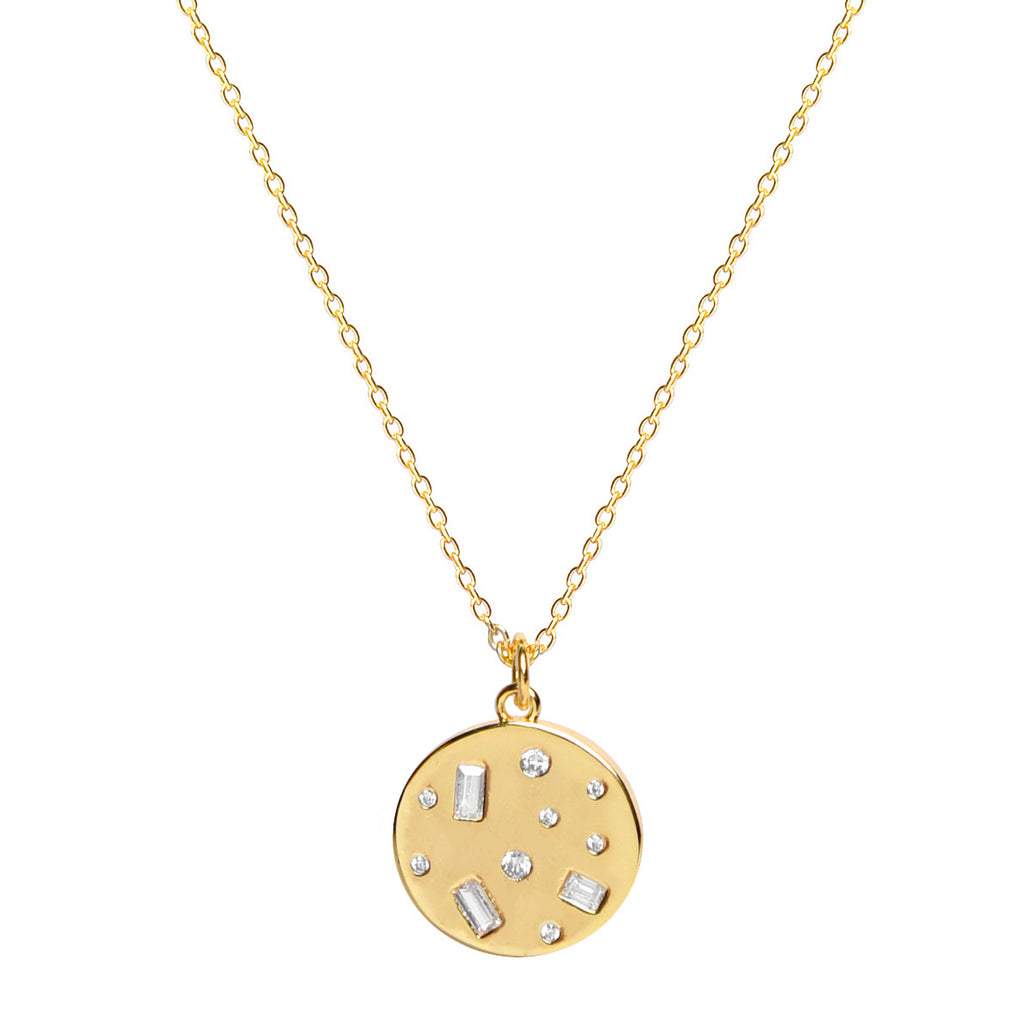 Golden Confetti Pendant