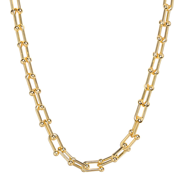 Ball Pin Link Necklace