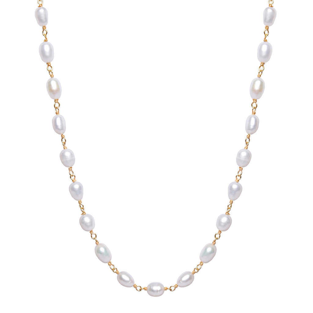 Bianca Pearl Toggle Necklace