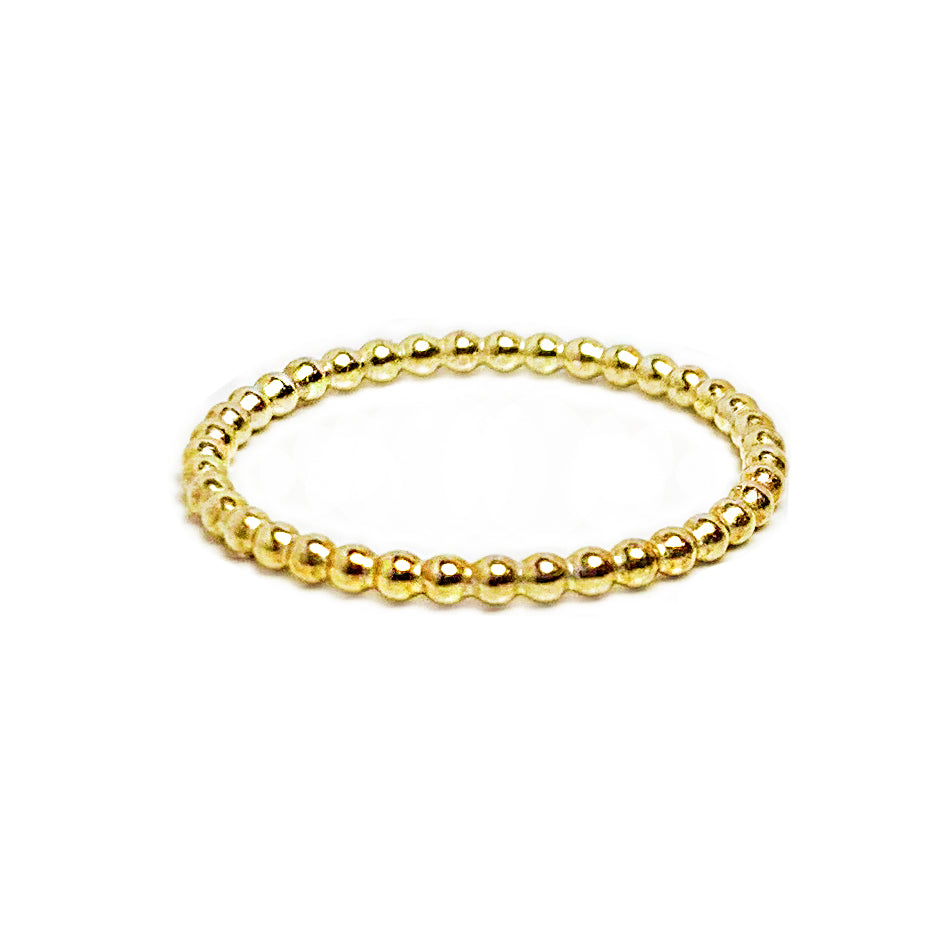 Gold Bead Ring