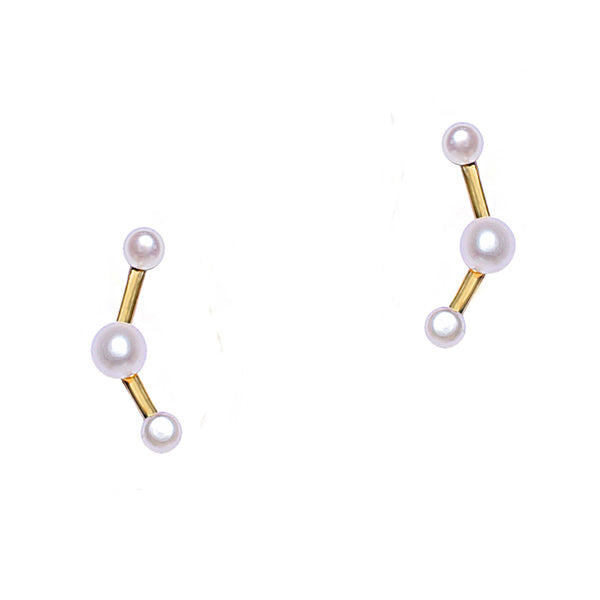 Pearl Constellation Ear Climber