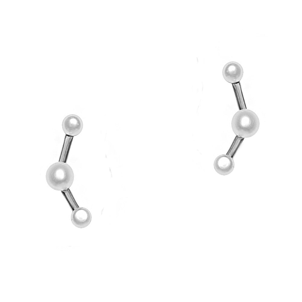 Pearl Constellation Ear Climber