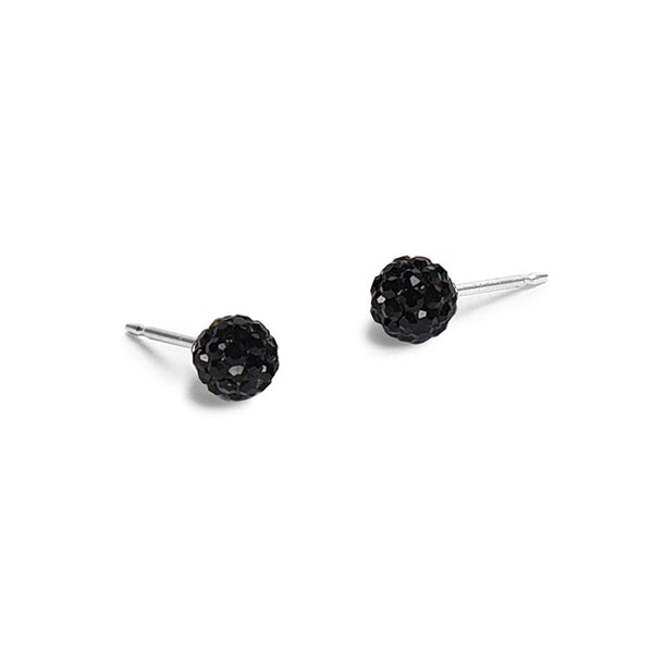 Dagen Jet Black Fireball Studs