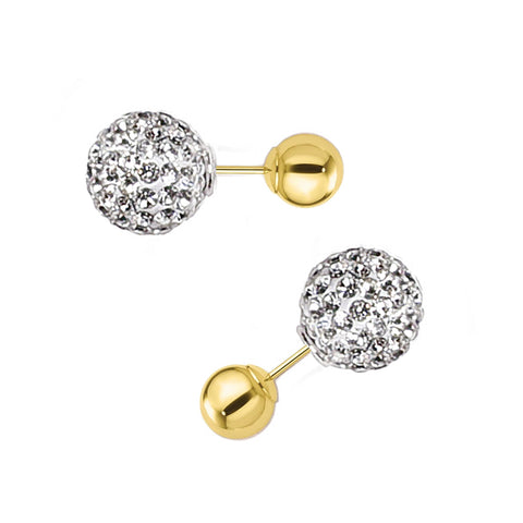 Dagen Crystal Ball Earrings