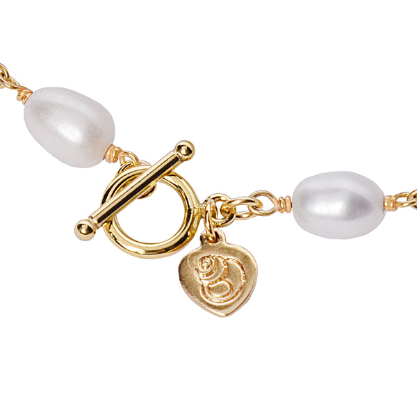 Bianca Pearl Toggle Bracelet