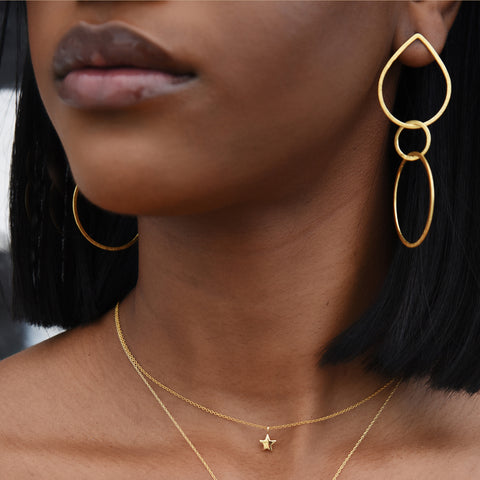 Gold Guinevere Earrings