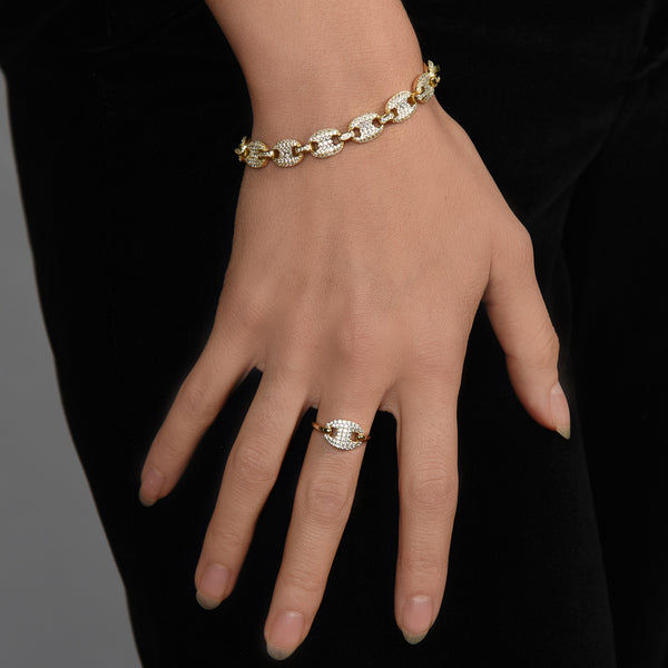 Luxe Link Ring