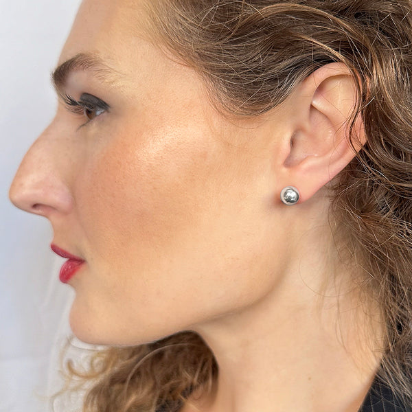 Silver Orbital Studs