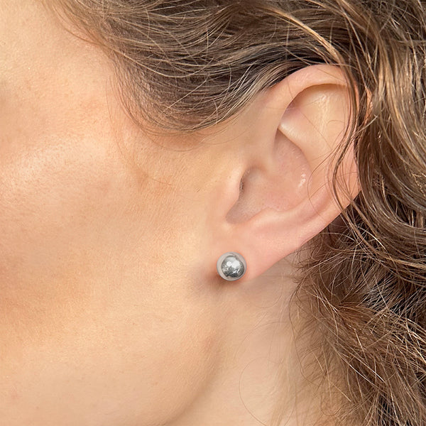 Silver Orbital Studs