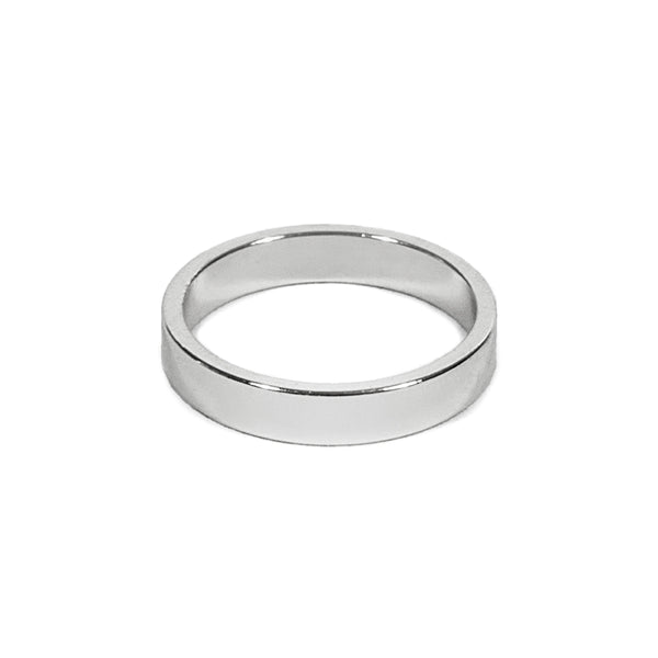 Silver Medium Round Band