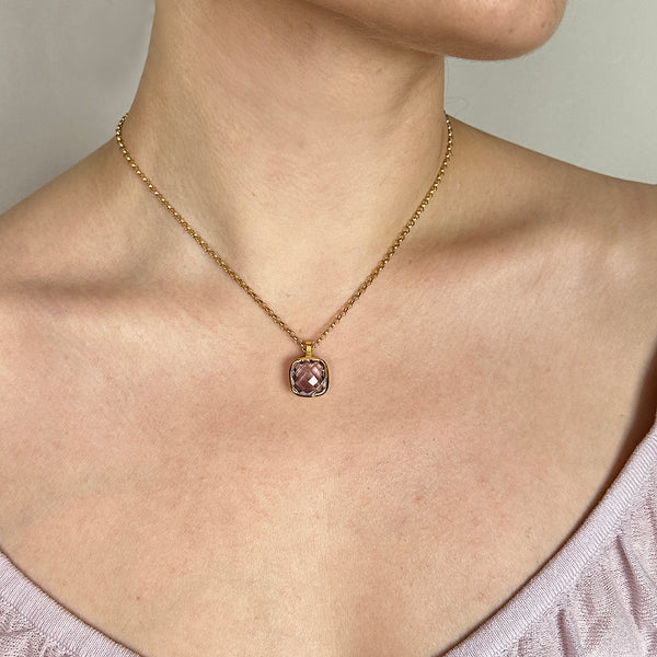 Pink Amethyst Influence Pendant