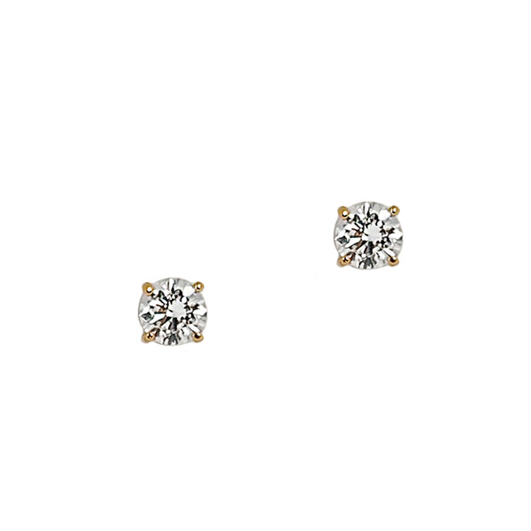 Dainty Solitaire Studs