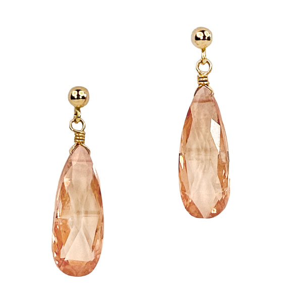 Rosa Teardrop Briolette Earrings