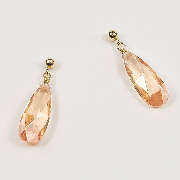 Rosa Teardrop Briolette Earrings