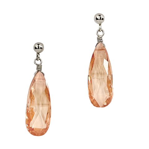 Rosa Teardrop Briolette Earrings