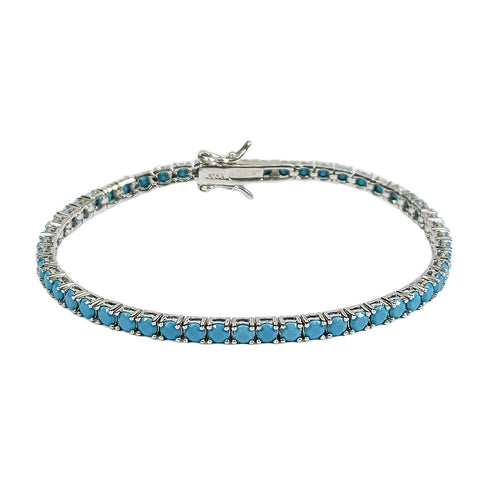 Island Turquoise Tennis Bracelet