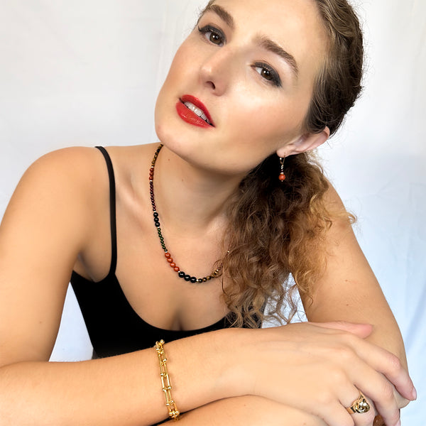 Multicolor Patchwork Necklace