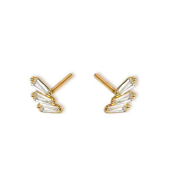 Baguette Wing Earrings