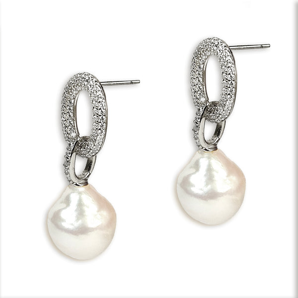 Mina Baroque Pearl Earrings