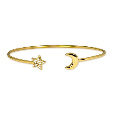 Star and Crescent Open Cuff