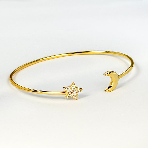 Star and Crescent Open Cuff