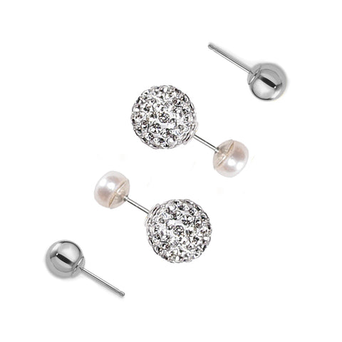 Dagen Pearl Earring Set