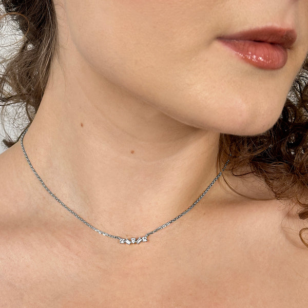 Mixed Stone Garland Necklace