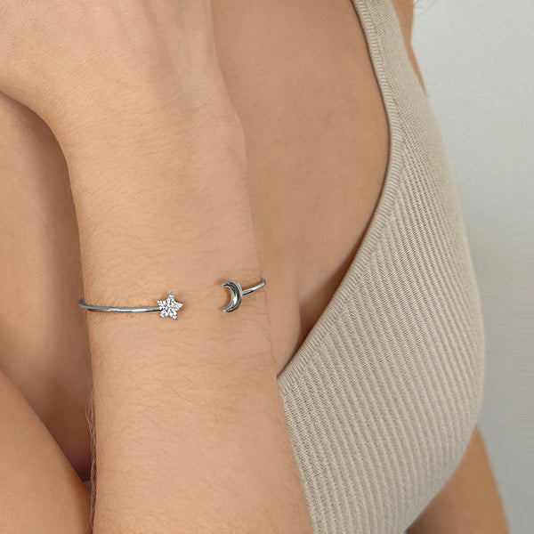 Star and Crescent Open Cuff