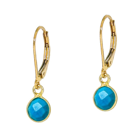 Turquoise Doublet Earrings