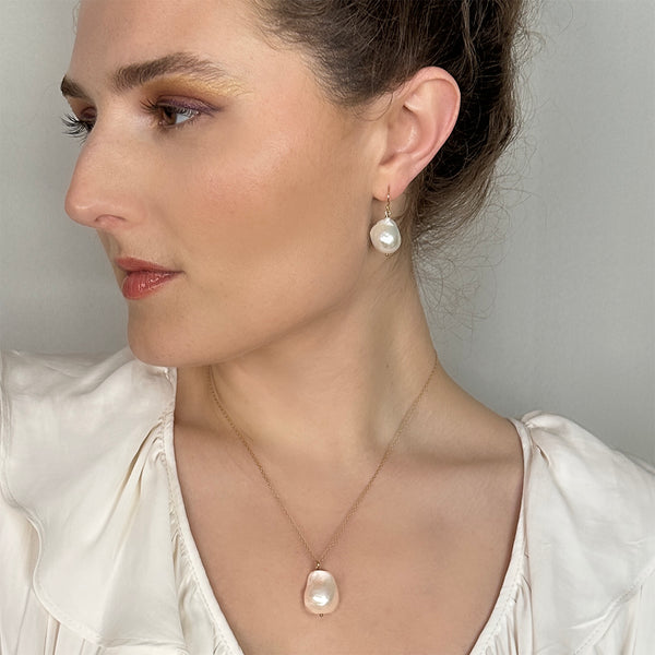 Bare Baroque Pearl Earrings