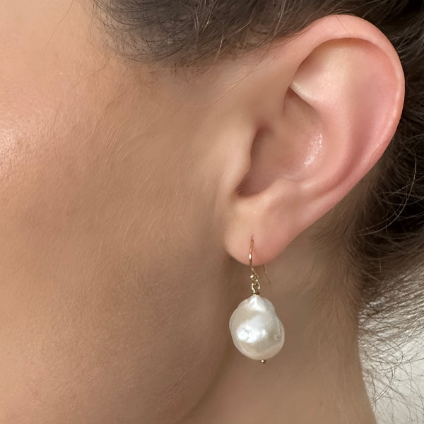 Bare Baroque Pearl Earrings