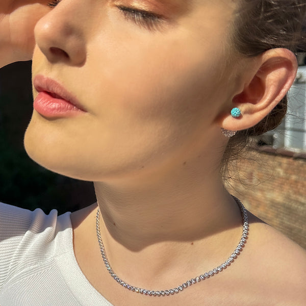 Charlotte Bezel Set Necklace