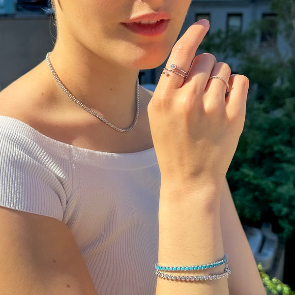 Charlotte Bezel Set Bracelet