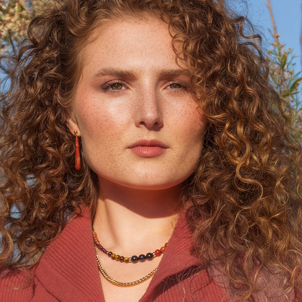 Multicolor Patchwork Necklace