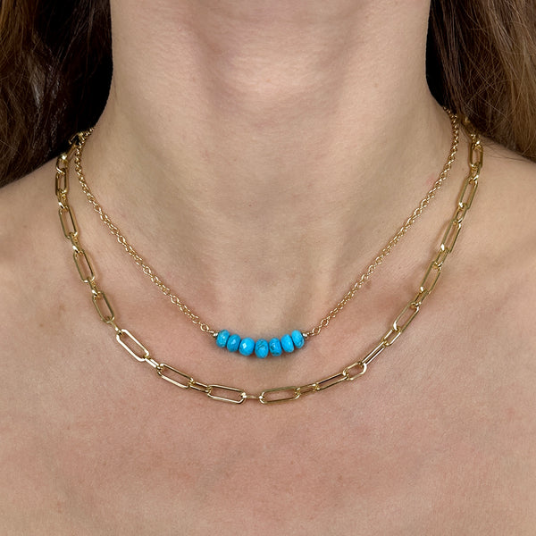 Turquoise Linea Necklace